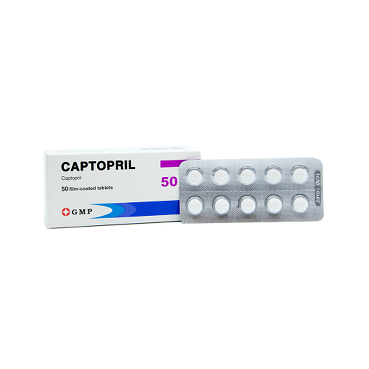 Captopril - კაპტოპრილი 50მგ 50 ტაბლეტი