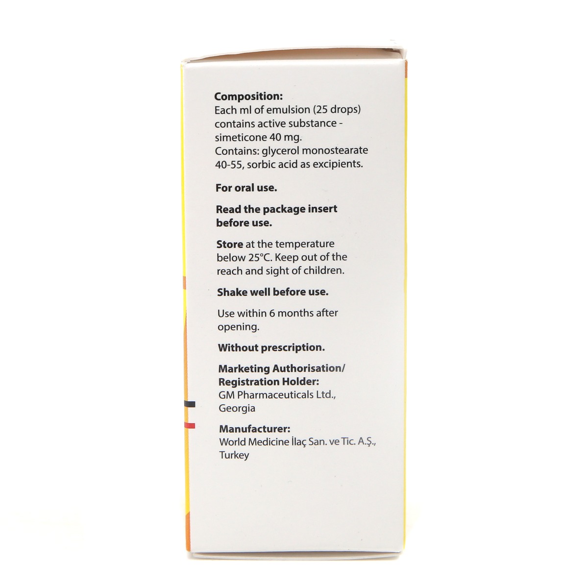 DIALAC - დიალაკი წვეთები 40მგ/მლ 30მლ 3