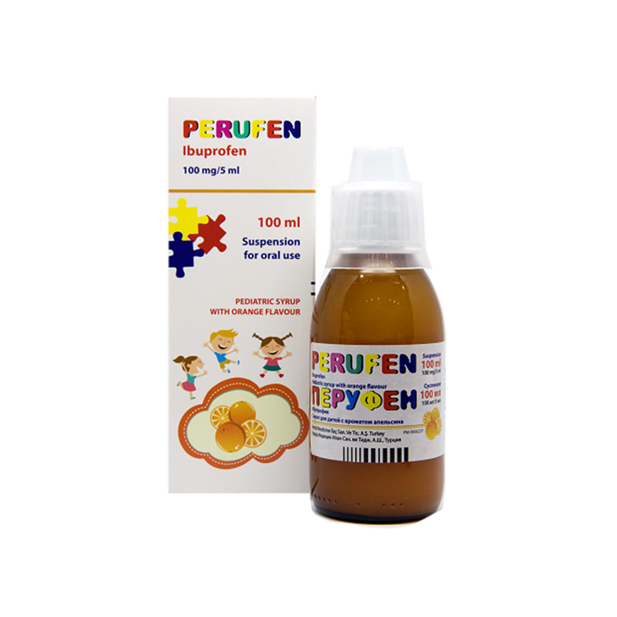 PERUFEN - პერუფენი 100მგ/5მლ 100მლ ფორთოხალი 