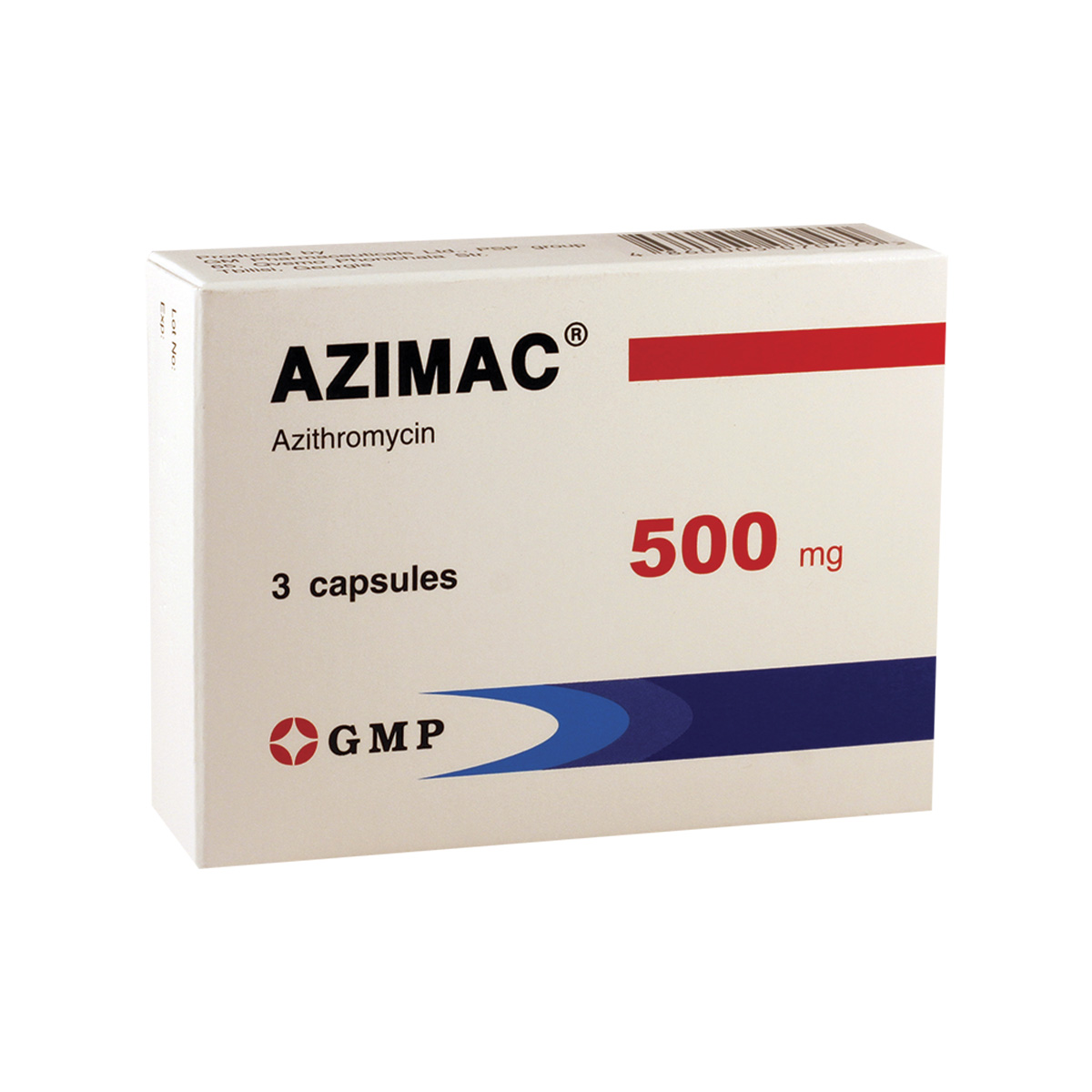 Azimac - აზიმაკი 500 მგ. 3 კაფსულა