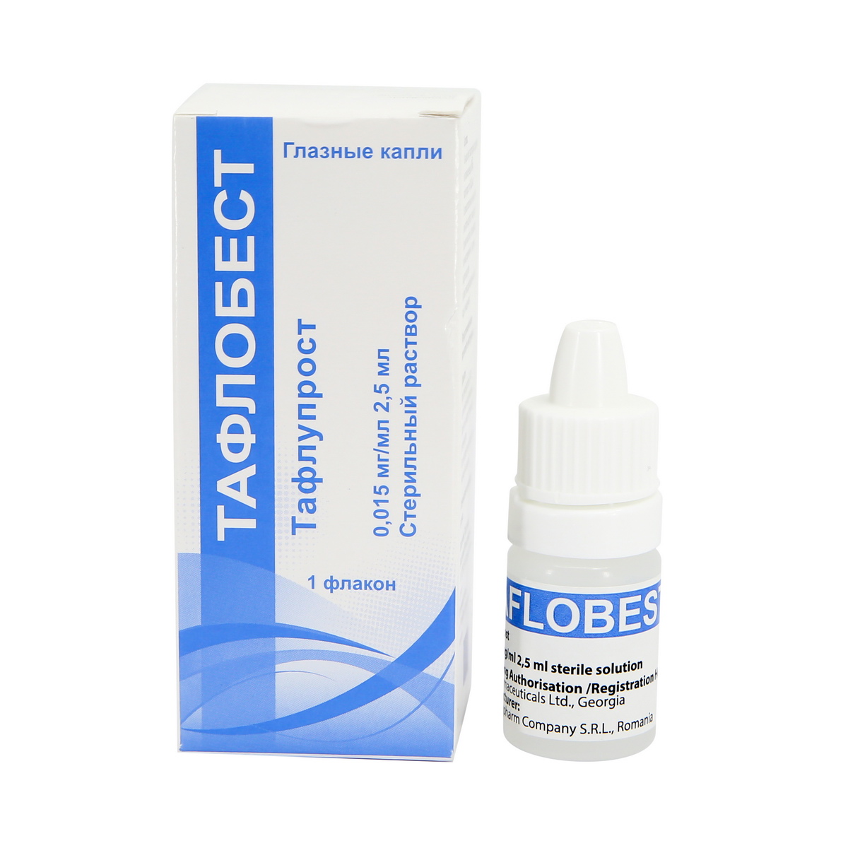 Taflobest - ტაფლობესტი თვალის წვეთები 0.015მგ/მლ 2.5მლ