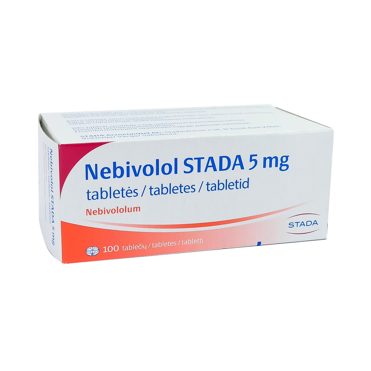 Nebivolol - ნებივოლოლი 5მგ 100 ტაბლეტი