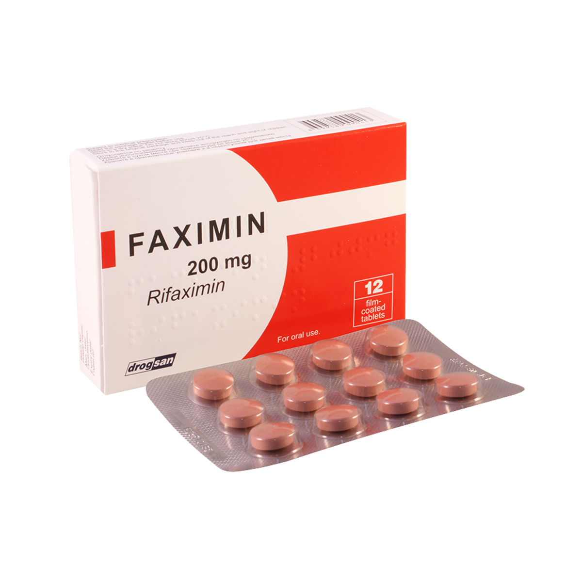 Faximin - ფაქსიმინი 200მგ 12 ტაბლეტი