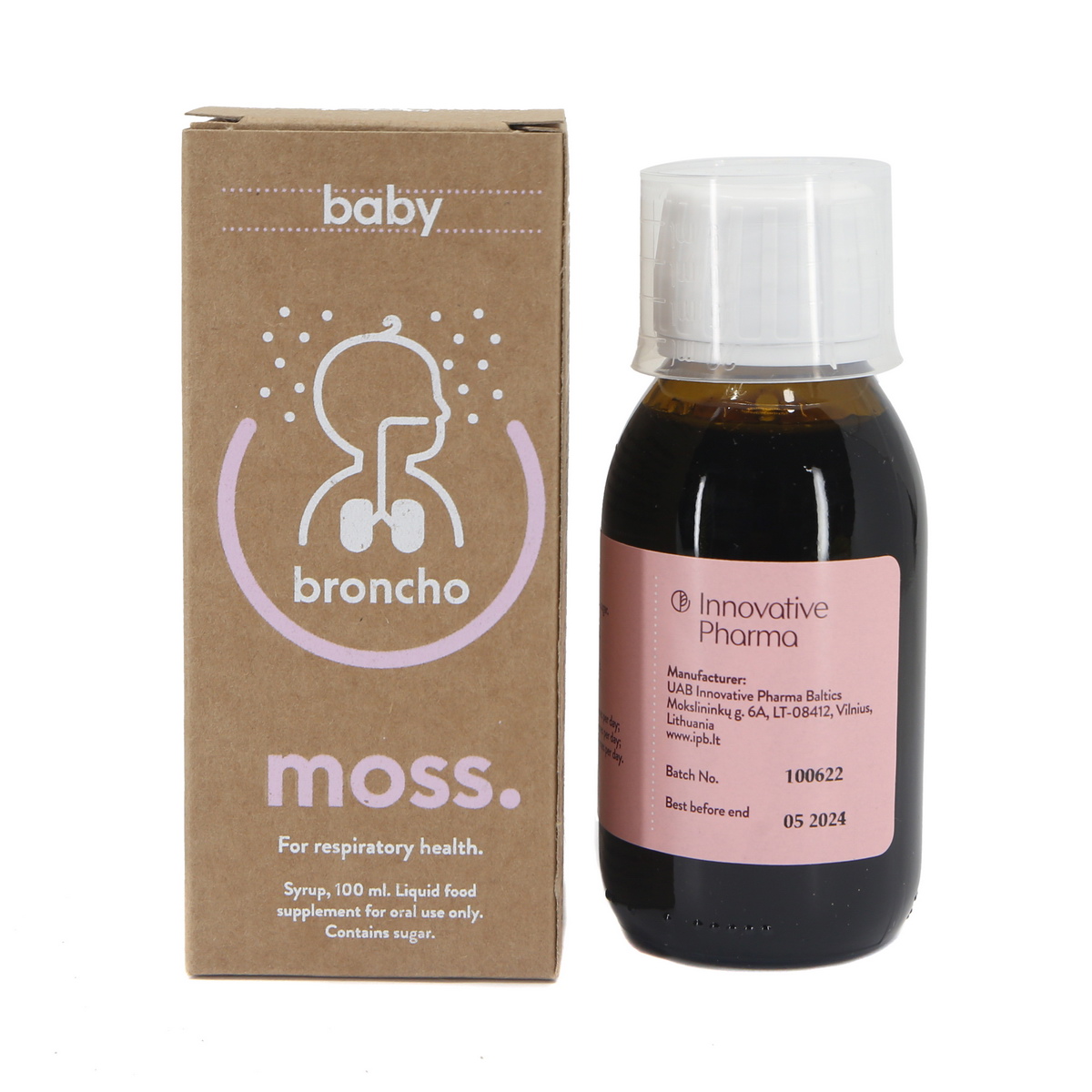 Broncho Moss - ბრონქო მოსი ბეიბი სიროფი 100მლ