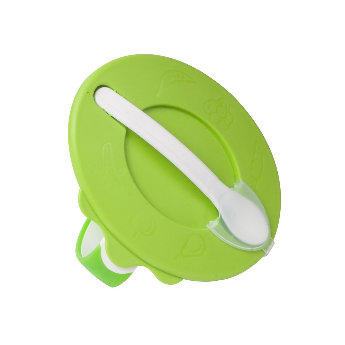 Canpol - კანპოლი პლასტმასის ჯამი თავსახურით და კოვზით 31/406 7