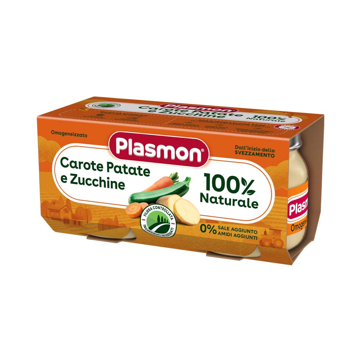 Plasmon - პლასმონი პიურე კარტოფილი,სტაფილო და ყაბაყი 3283