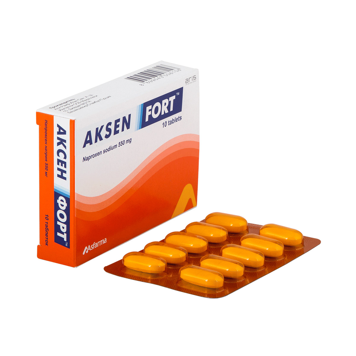 Aksen Fort - აქსენ ფორტე 550 მგ. 10 ტაბლეტი