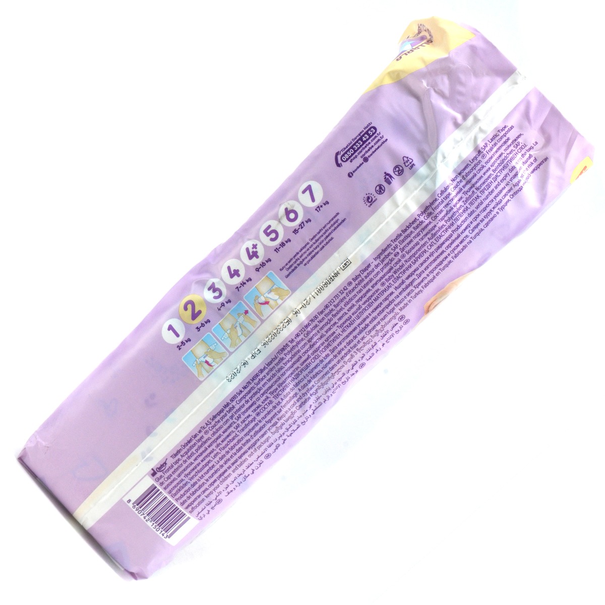 Canbebe - ქანბებე ფლექსი 3-6 კგ 52 ცალი 0143 2