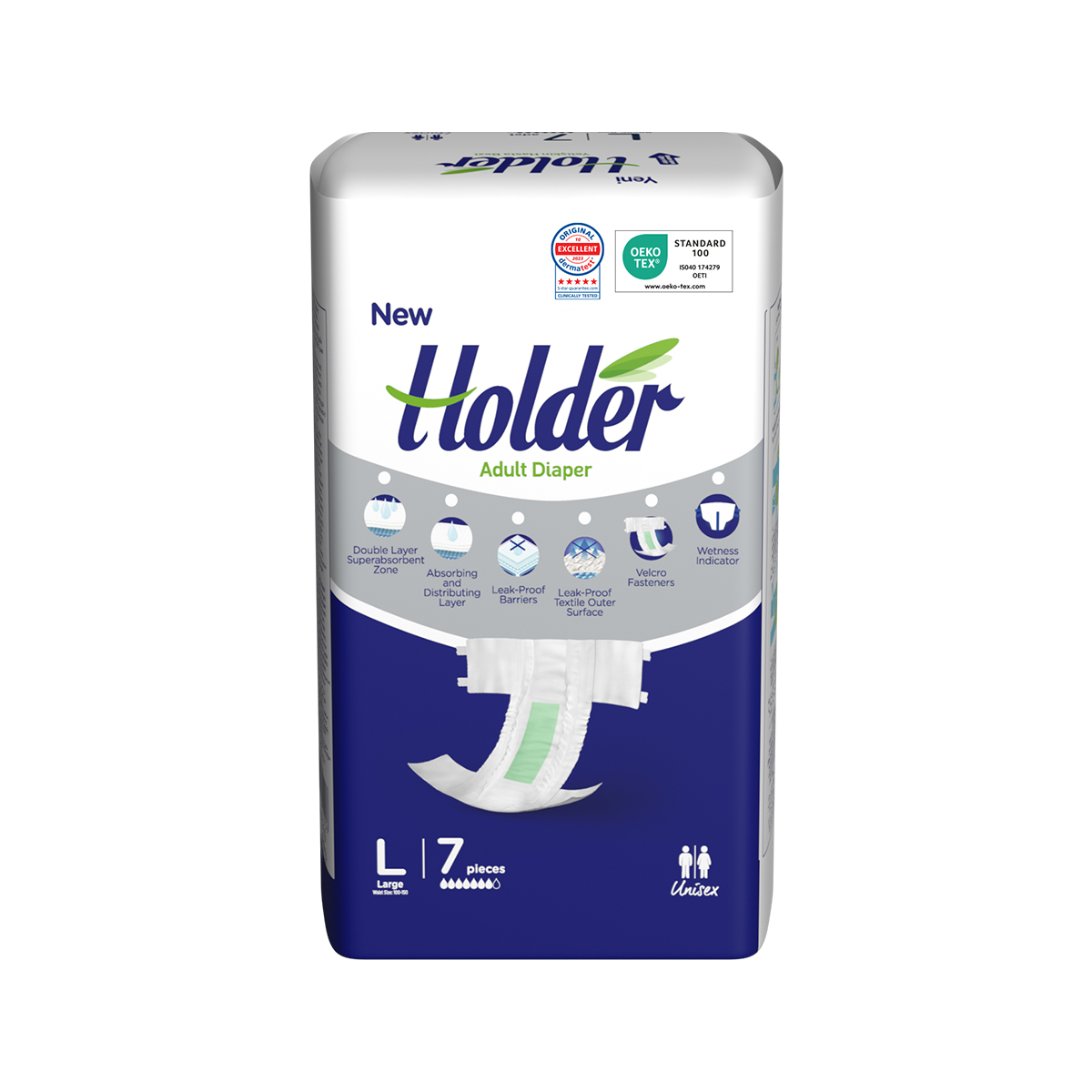 მოზრდილის საფენი ლარჯი 7 ცალი 4406 ჰოლდერი - Holder