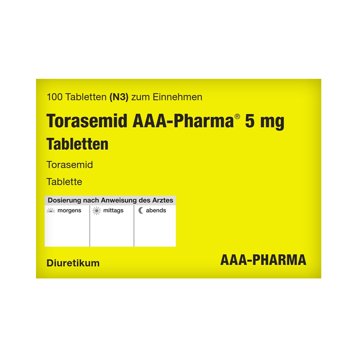 ტორასემიდი - Torasemid ააა-ფარმა 5მგ 100 ტაბლეტი 2
