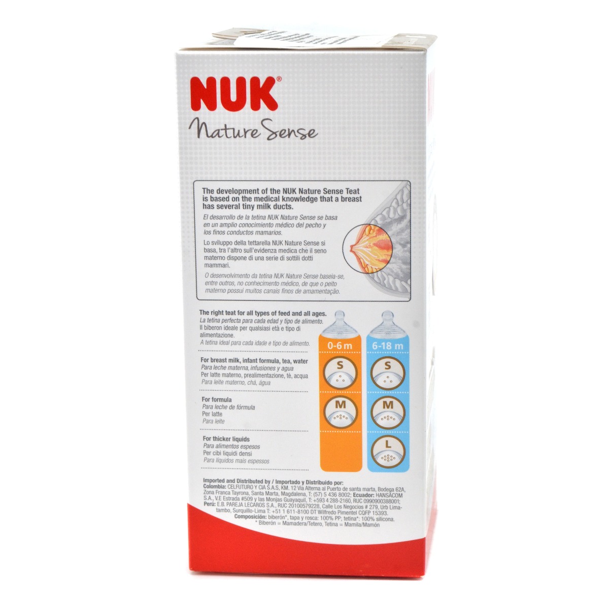 Nuk - ნუკი ბოთლი პლასტმასის 150მლ + საწოვარა სილიკონის 7294 4