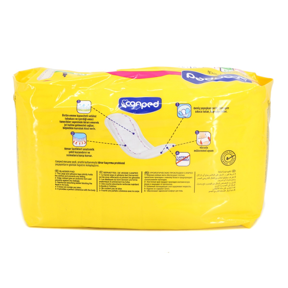 Canped - ქანპედი ქალის უროლოგიური საფენები M 10 ცალი 0929 2