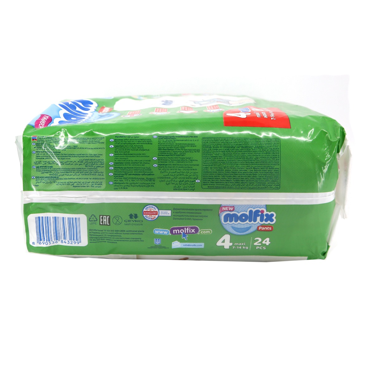 Molfix - მოლფიქსი საფენი 7-14კგ 24 ცალი 3299 2