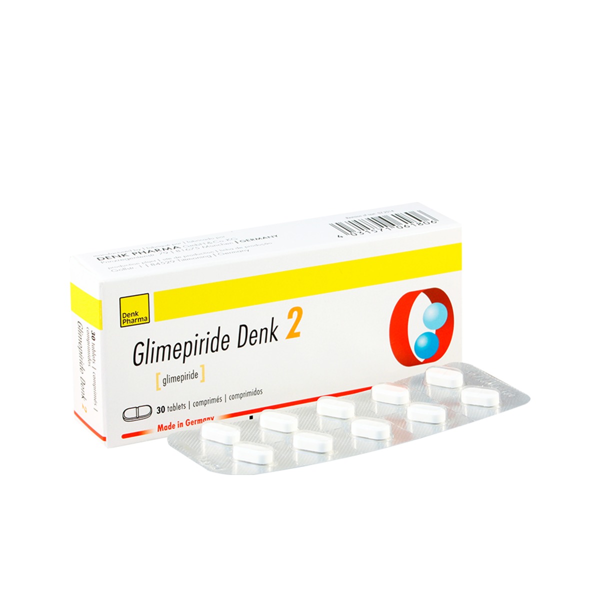 Glimepiride Denk - გლიმეპირიდი-დენკი 2მგ 30 ტაბლეტი