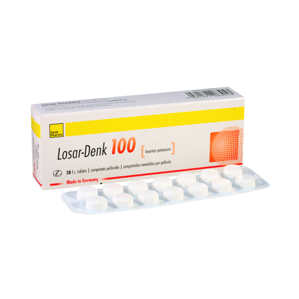 Losar Denk - ლოსარ დენკი 100მგ  28 ტაბლეტი