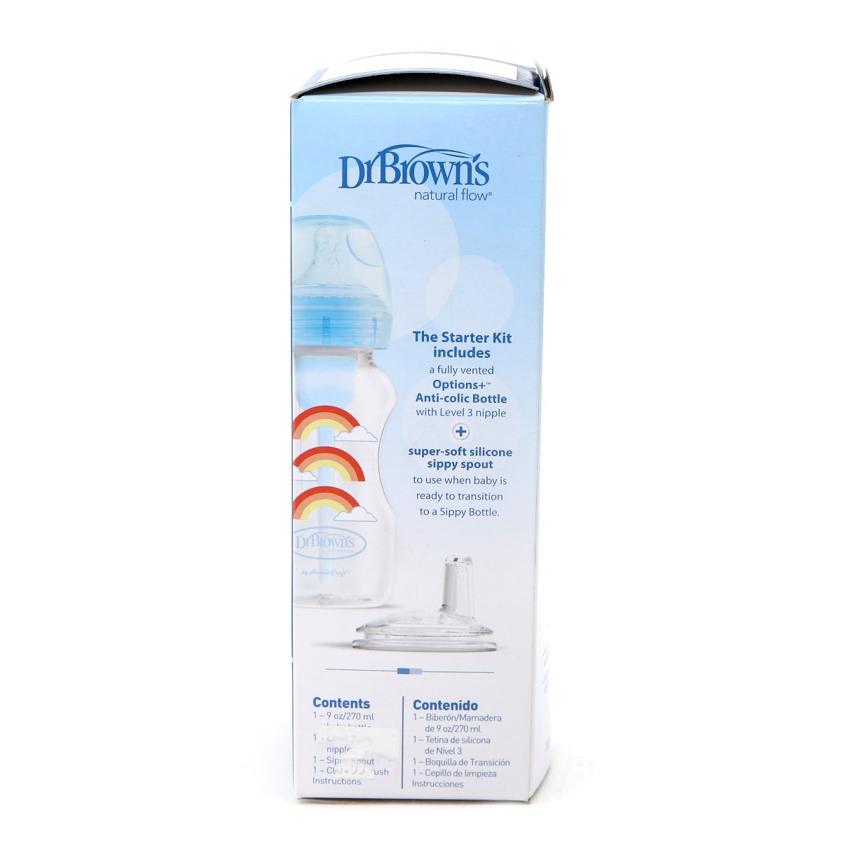 DrBrowns - დოქტორ ბრაუნი ბავშვის ბოთლი + საწოვარა 6-9თ 1728 3