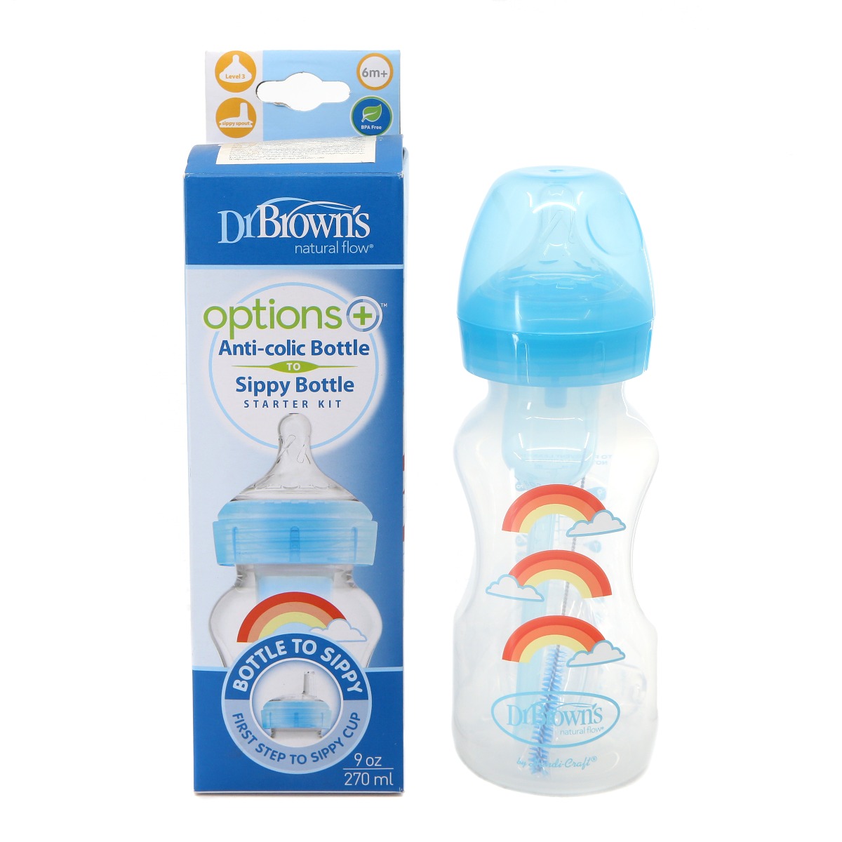 DrBrowns - დოქტორ ბრაუნი ბავშვის ბოთლი + საწოვარა 6-9თ 1728 6