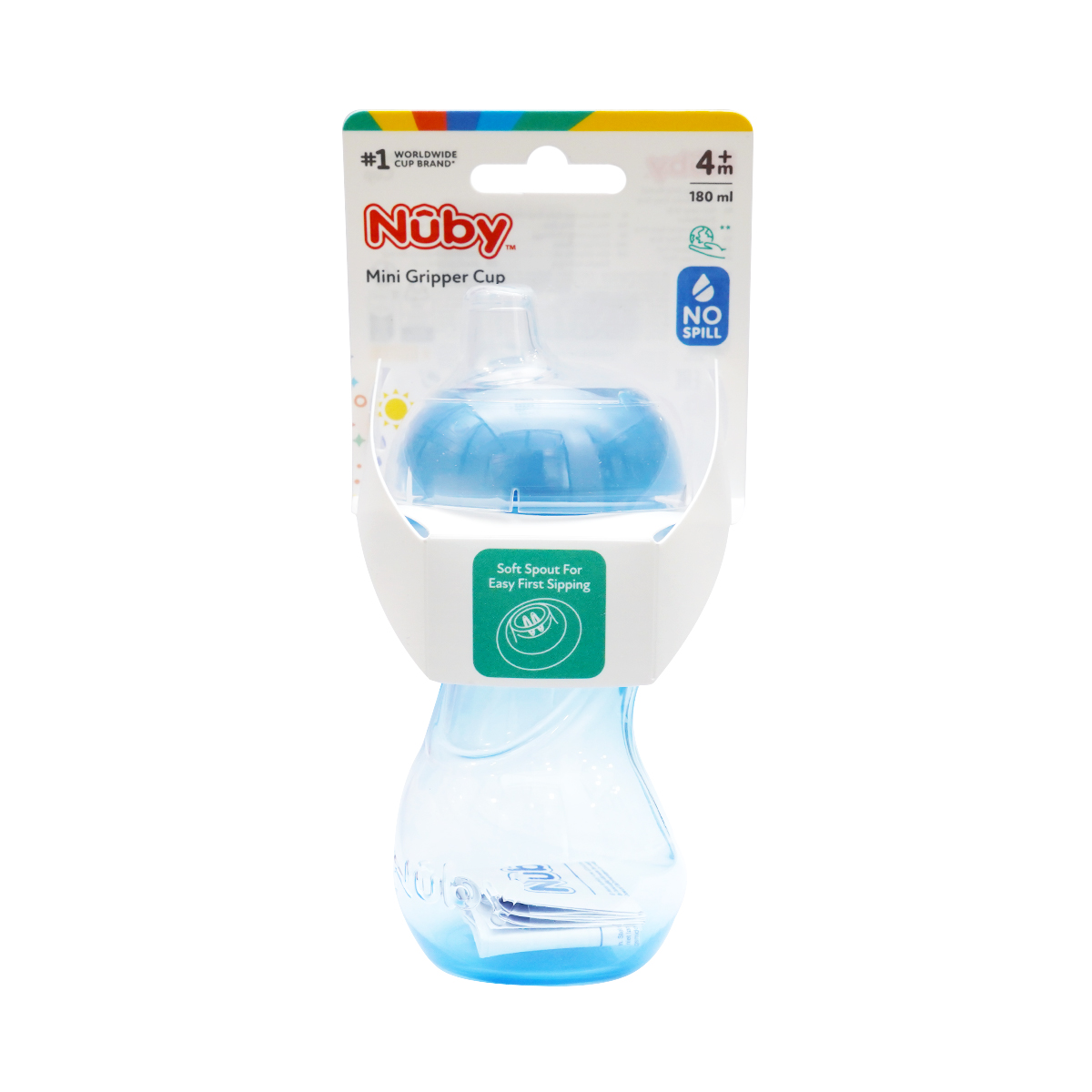 Nuby - ნუბი ბოთლი 4 თვიდან 180 მლ 04031