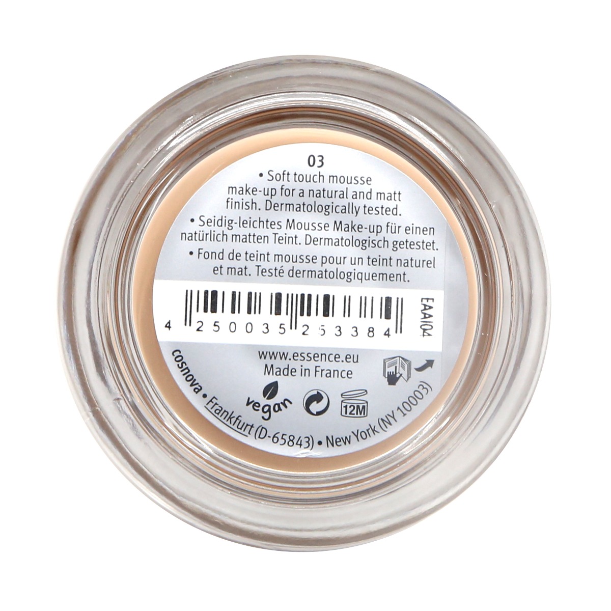 Essence - ესენსი ტონალური მუსი soft touch 03 3384 2