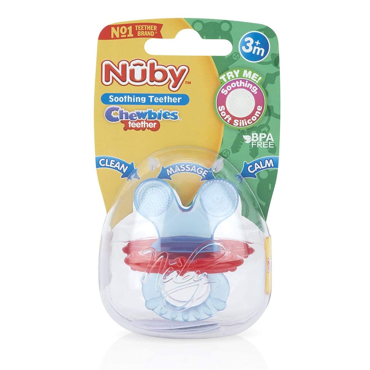 Nuby - ნუბი სილიკონის მასაჟორი 6826 2