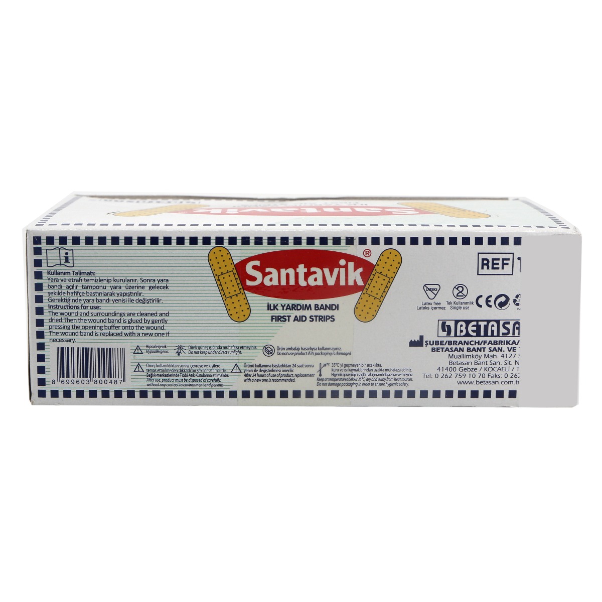 Betasan - ბეტასანი ლეიკო ბაქტერიოციდული 19*72 10 ცალი 2