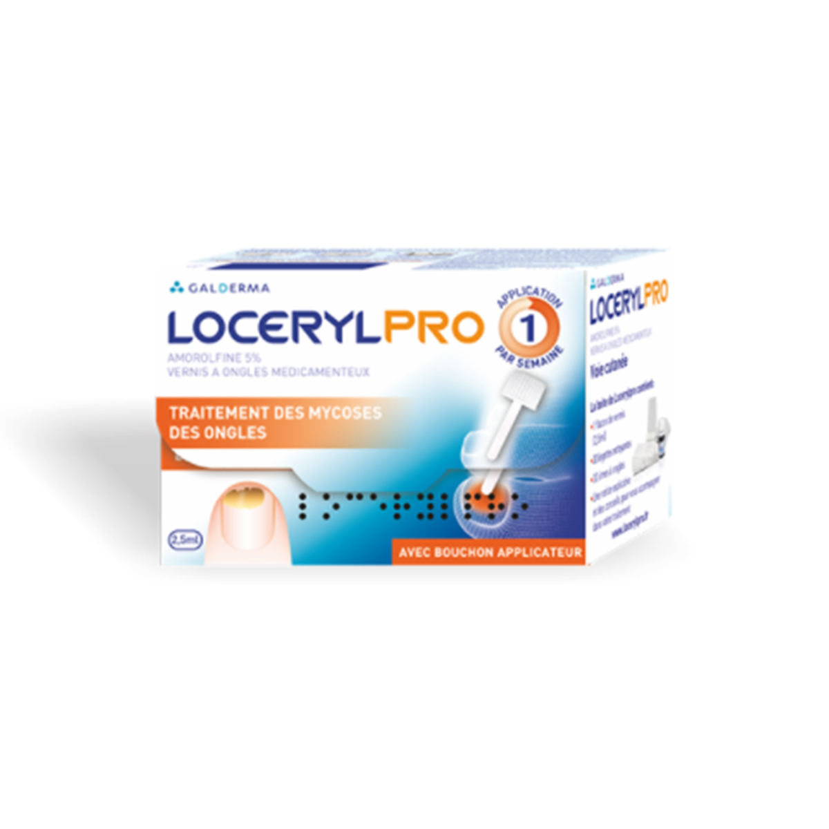 Locerylpro - ლოცერილპრო ფრჩხილის ლაქი 5% 2,5 მლ