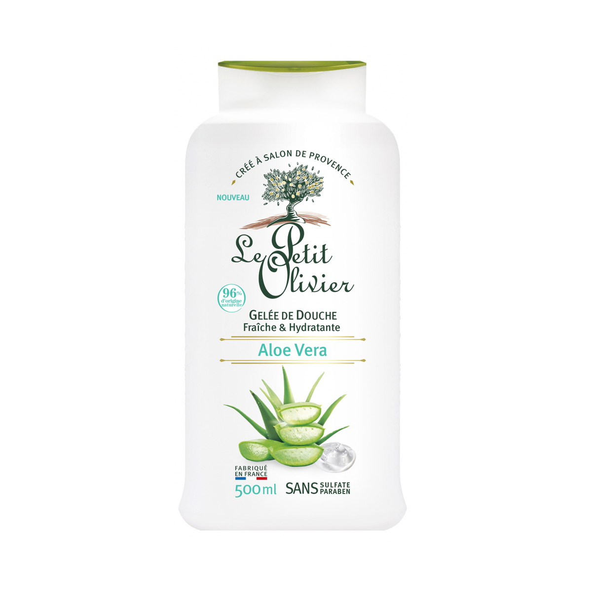 Le Petit Olivier - ლე პეტიტ ოლივიე შხაპის გელი ალოე 500 მლ 7909