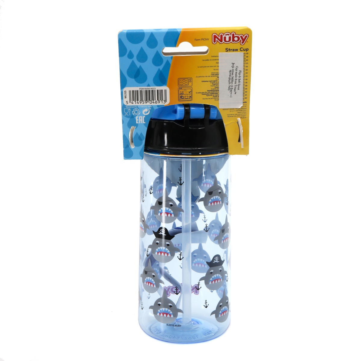 Nuby - ნუბი ჭიქა TRITAN 540მლ 6913 5