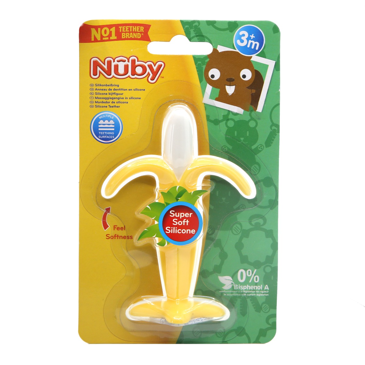 Nuby - ნუბი მასაჟორი ბანანი 6868