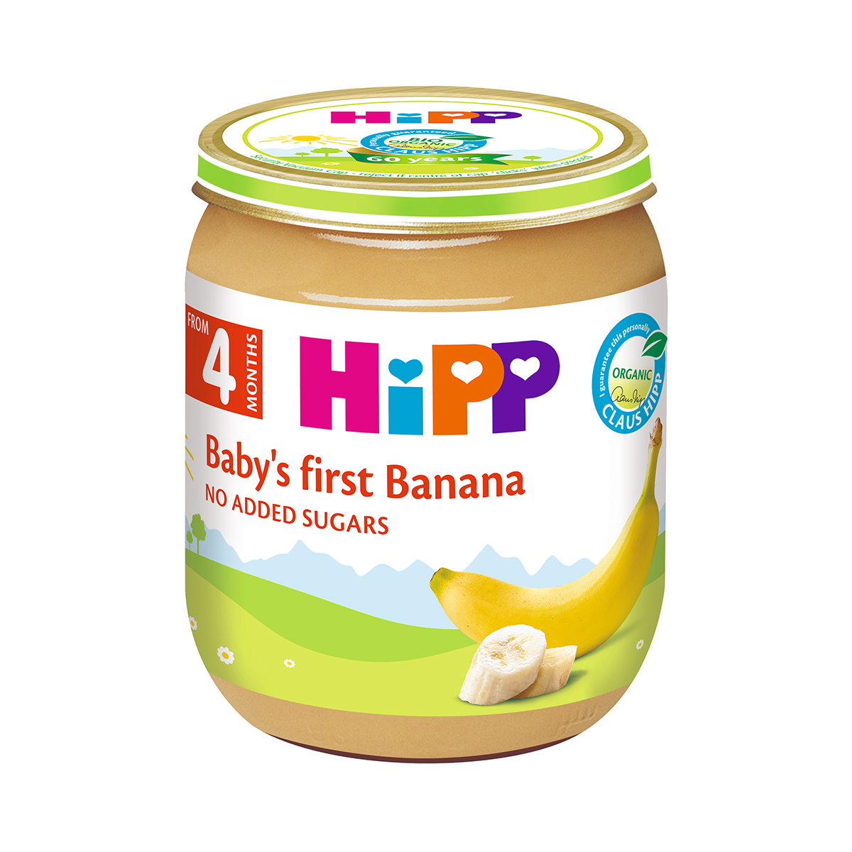 HIPP - ჰიპი ხილფაფა ბანანი 4 თვიდან 4232-02