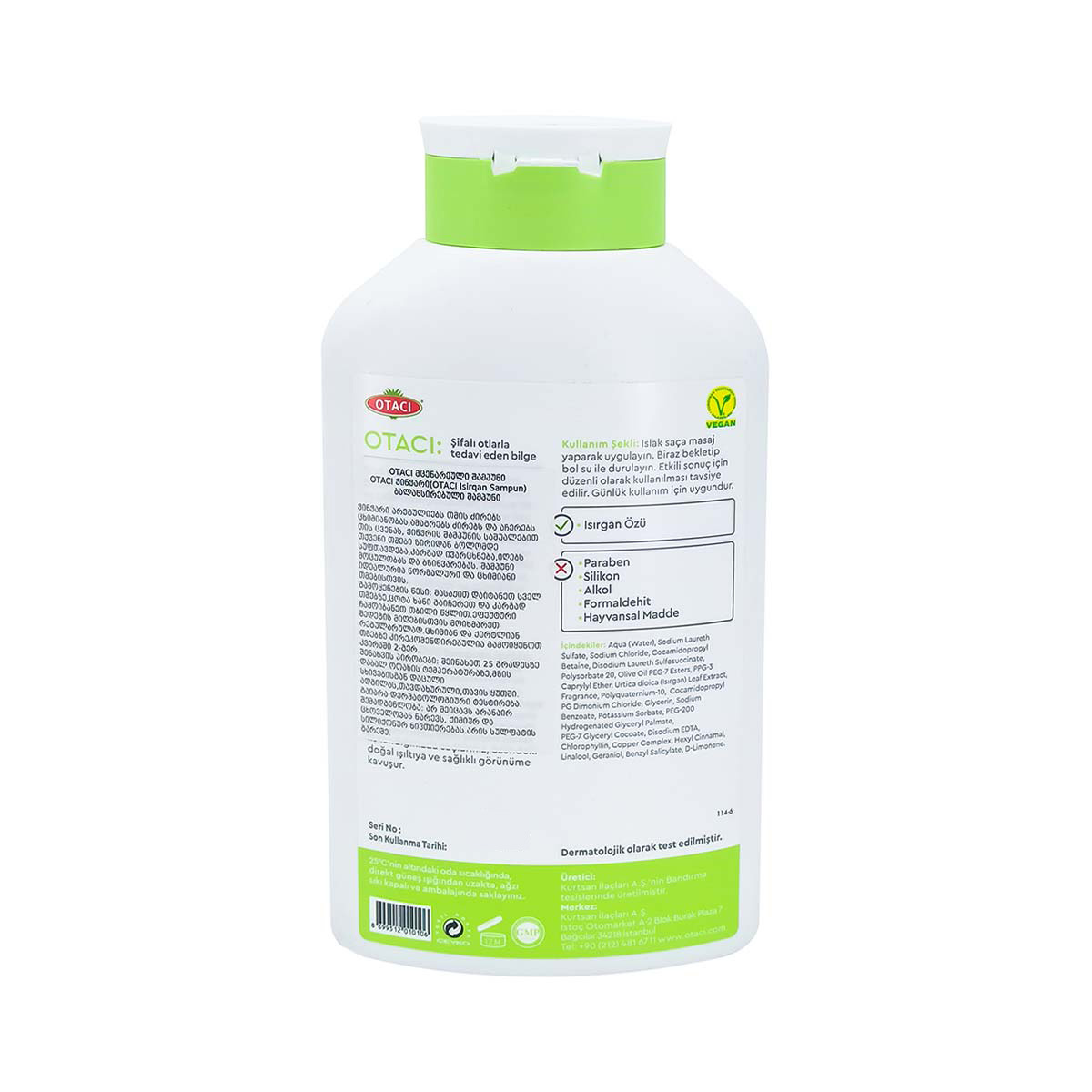Otaci - ოტაჩი შამპუნი ჭინჭრის 400მლ 0106 2