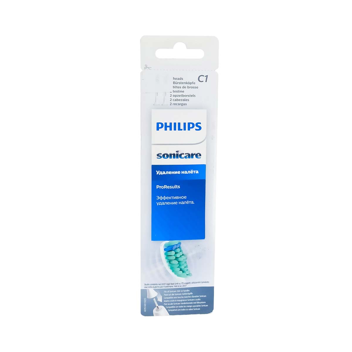 PHILIPS - ფილიფსი ელექტრო კბილის ჯაგრისის საცმი N2 3075