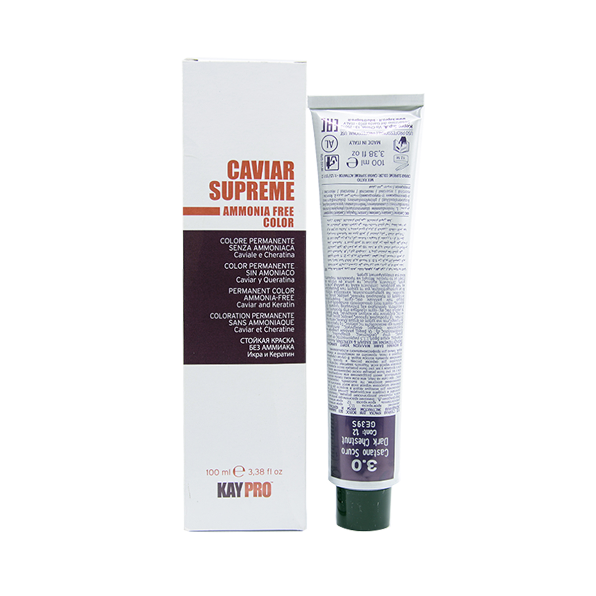 Kaypro - კეიპრო თმის საღებავი Caviar Supreme 3.0 9611 2