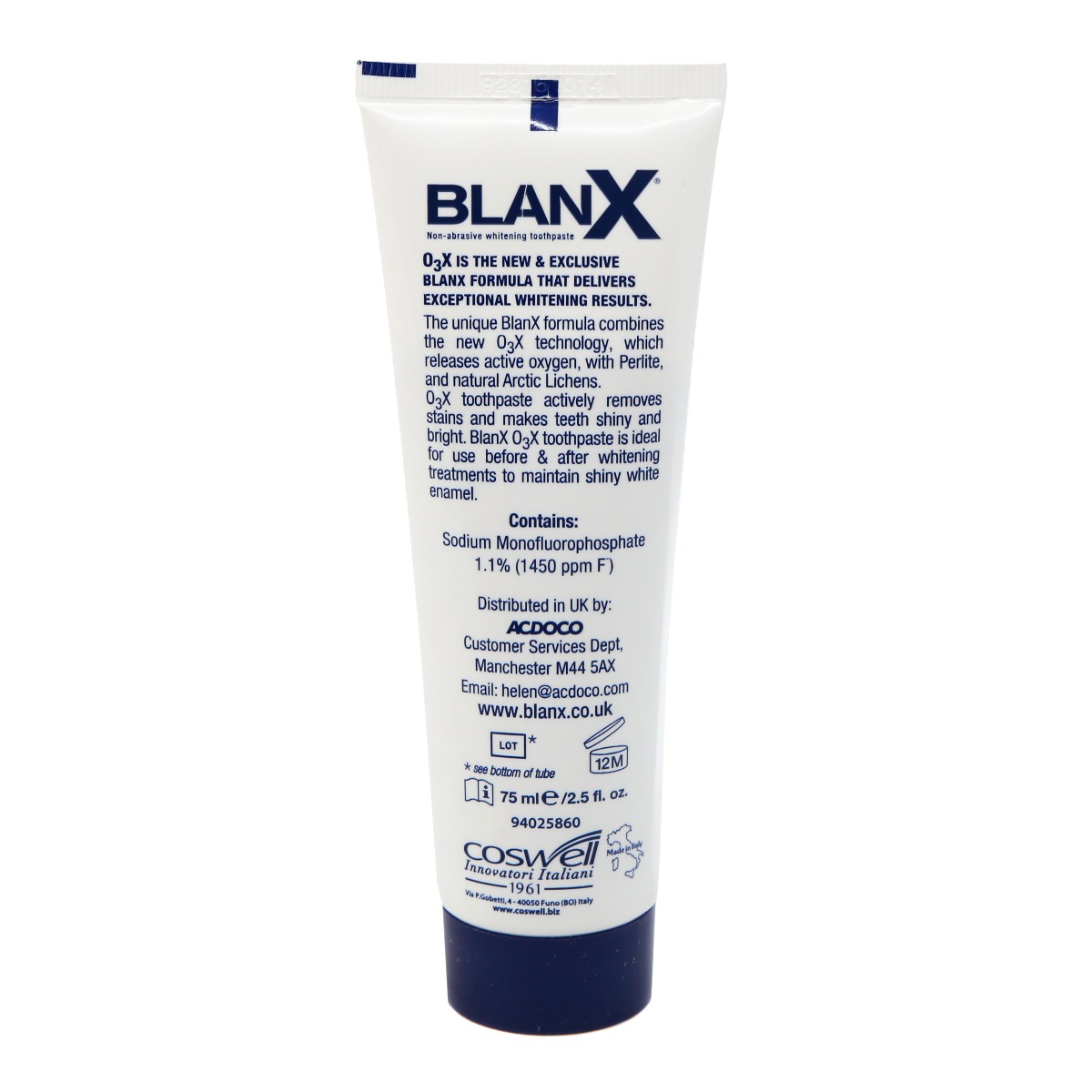 Blanx - ბლენქსი კბილის პასტა ოქსიჯენი 75 მლ 5891 4