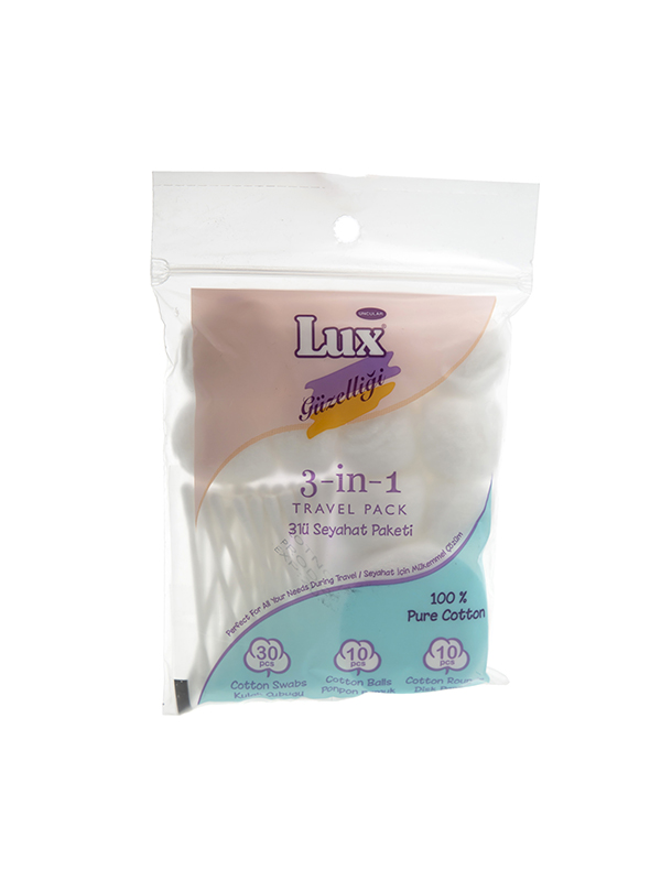 LUX - ლუქსი სამგზავრო ნაკრები 3/1ში 1604