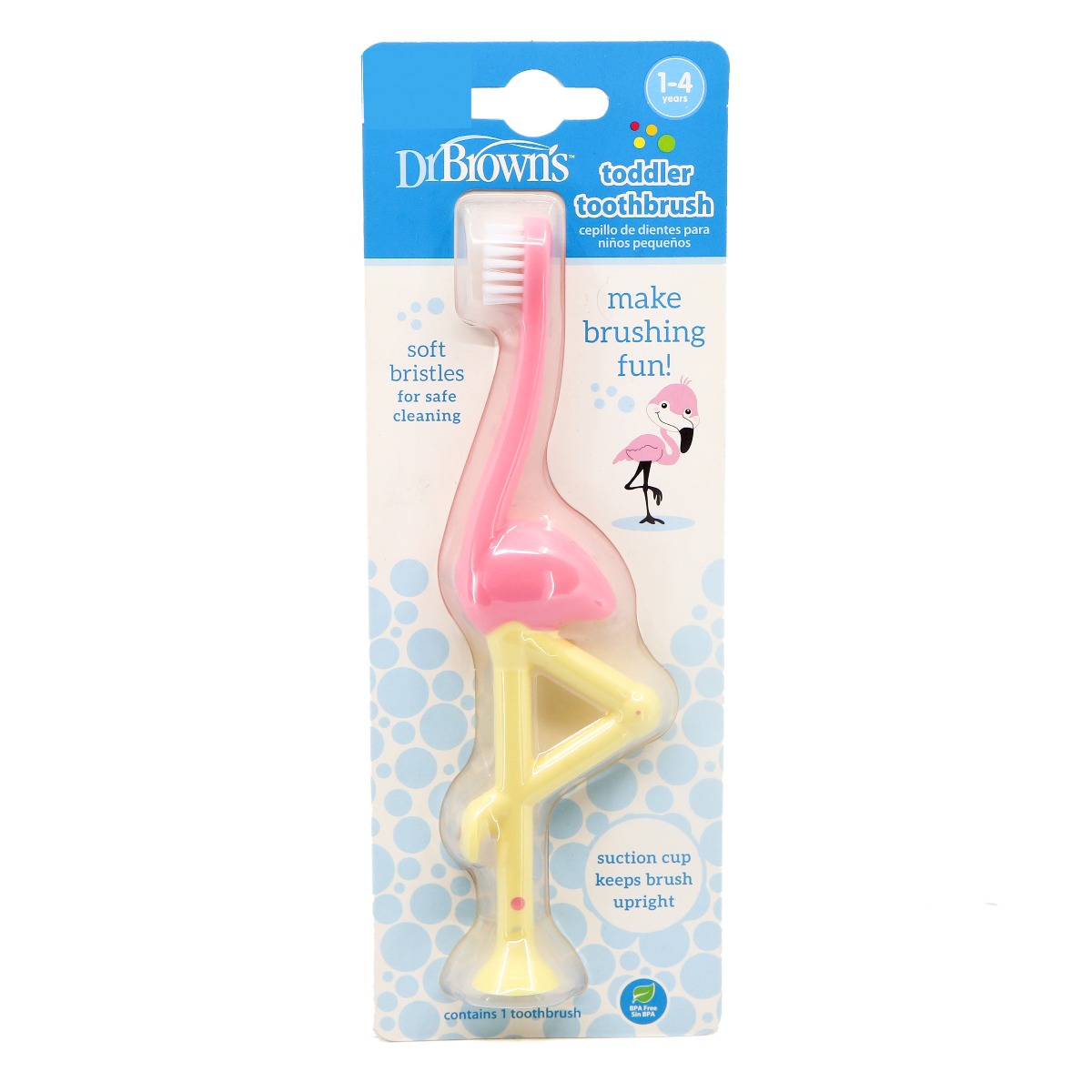 DrBrowns - დოქტორ ბრაუნი კბილის ჯაგრისი ფლამინგო 1645