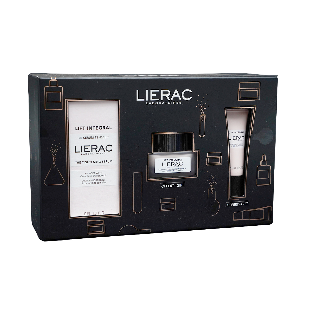 Lierac - ლიერაკი ნაკრები Lift Integral სახის კრემი შრატი და თვალის კრემი 1095