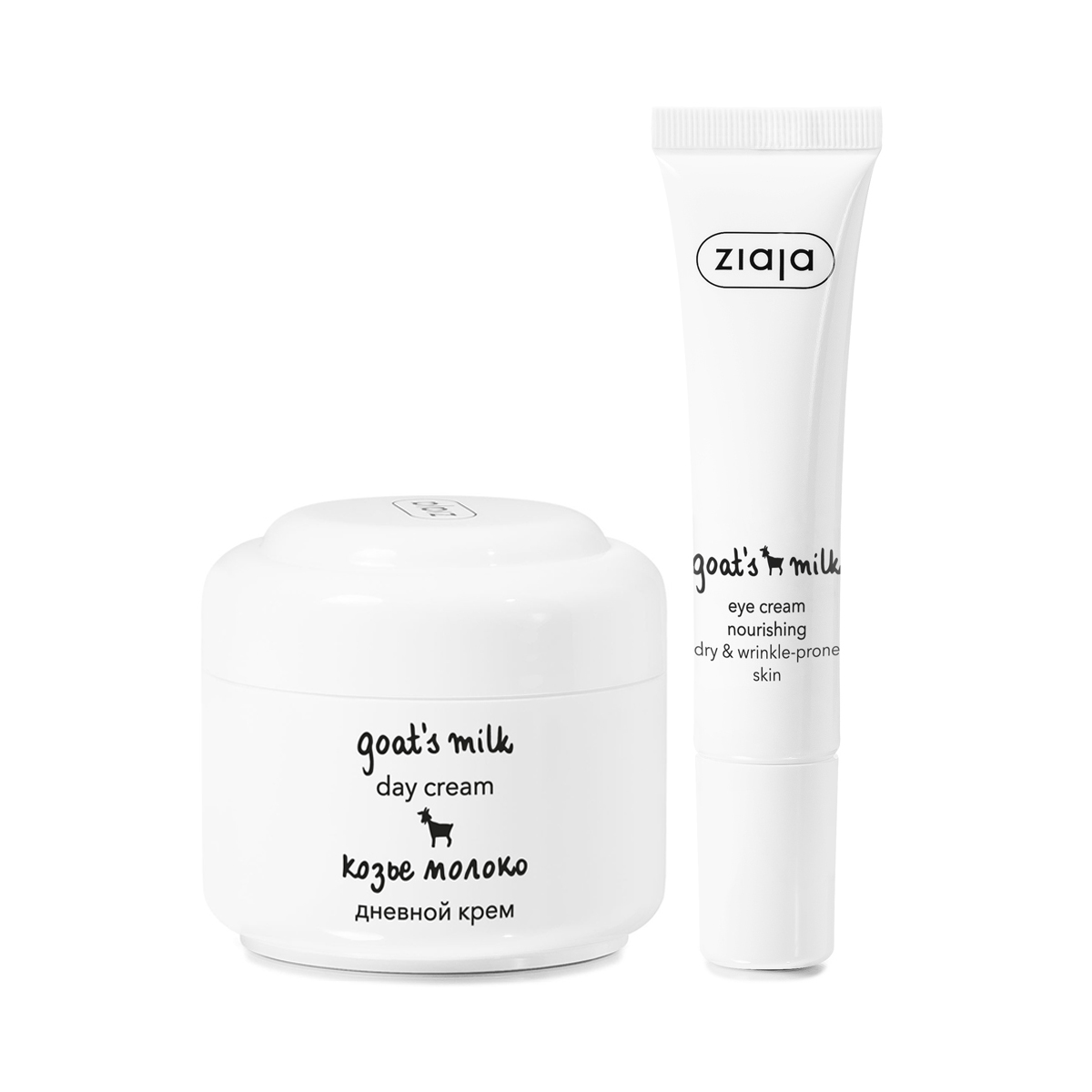 Ziaja - ზიაია თხის რძის დღის კრემი + თვალის კრემი 8398