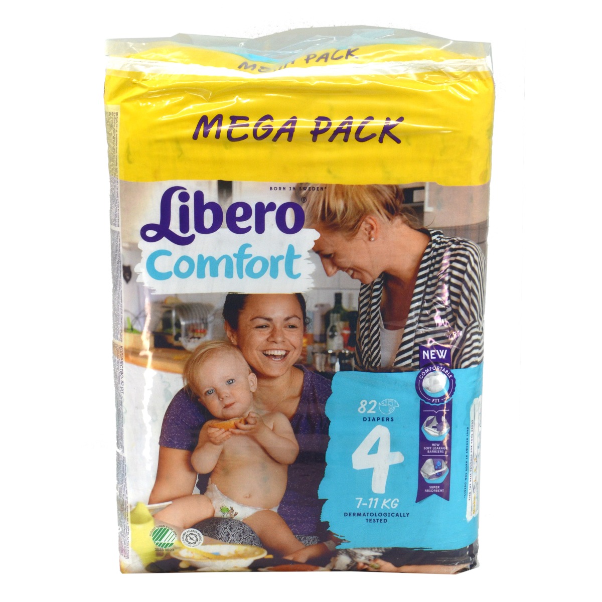 Libero - ლიბერო ბავშვის საფენი Comfort 7-11კგ 82 ცალი 3186 2