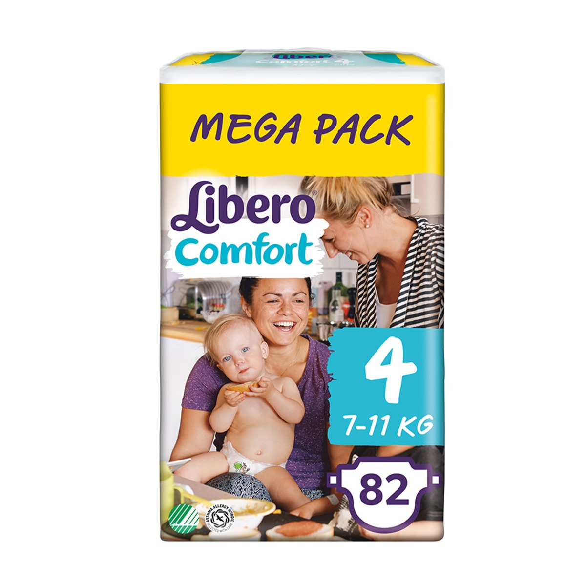 Libero - ლიბერო ბავშვის საფენი Comfort 7-11კგ 82 ცალი 3186