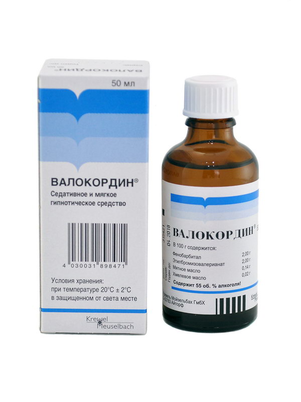 ვალოკორდინი 50 მლ. წვეთები