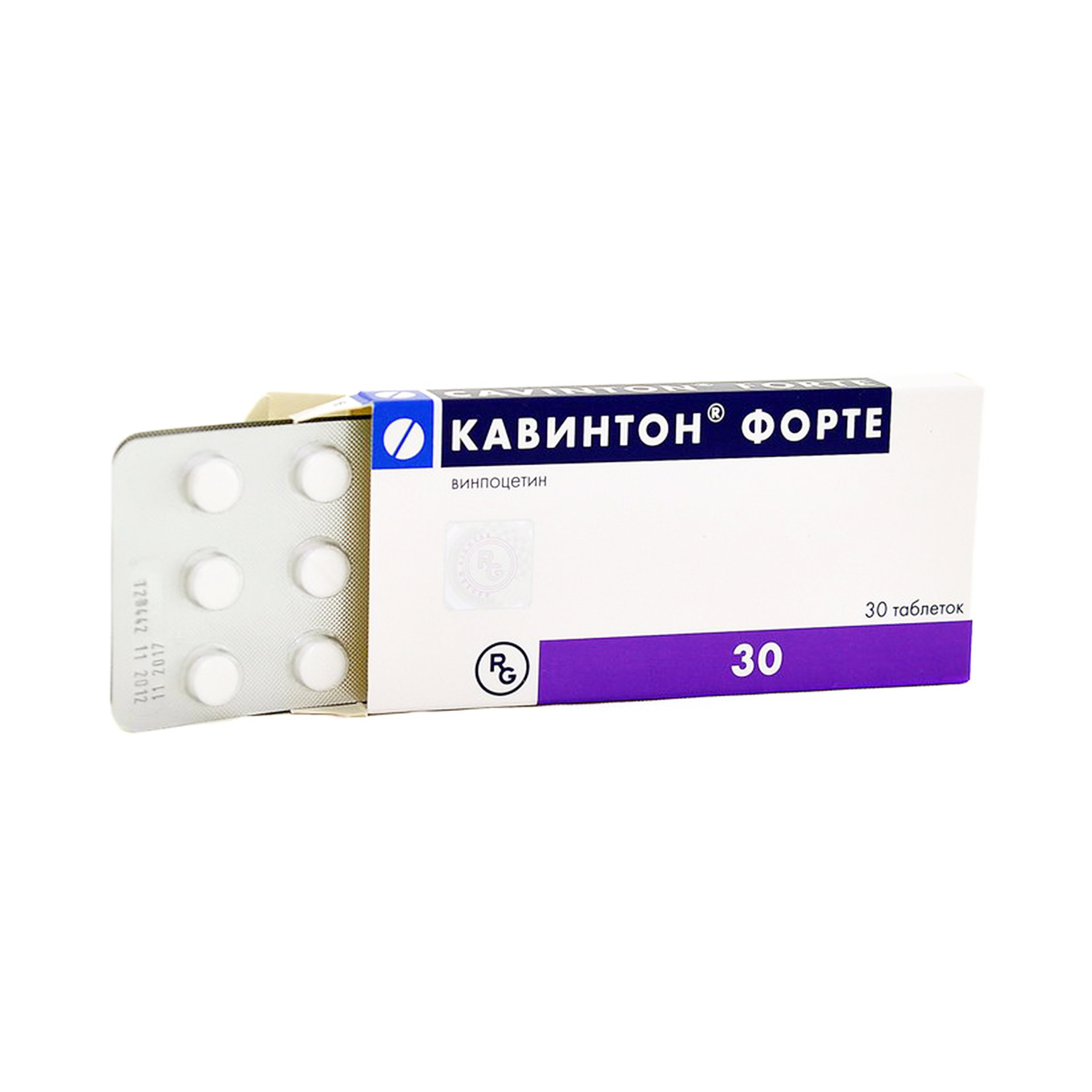 Cavinton Forte - კავინტონი ფორტე 10მგ 30ტაბლეტი