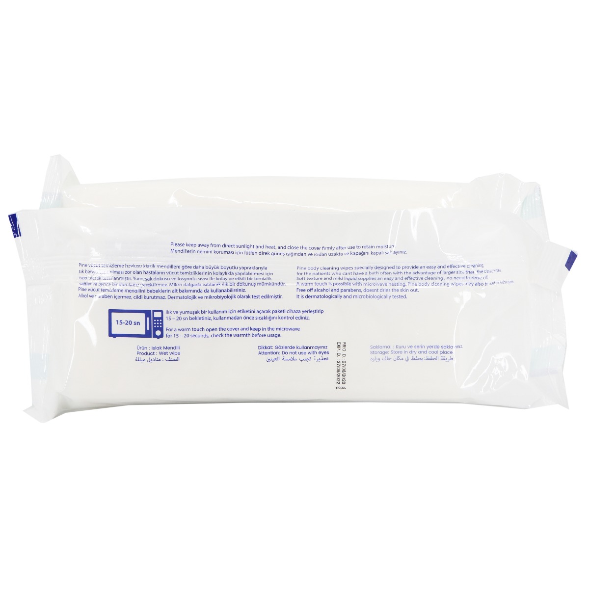 Pine - ფაინი ტანის სველი ხელსახოცი 52 ცალიანი 1030 3