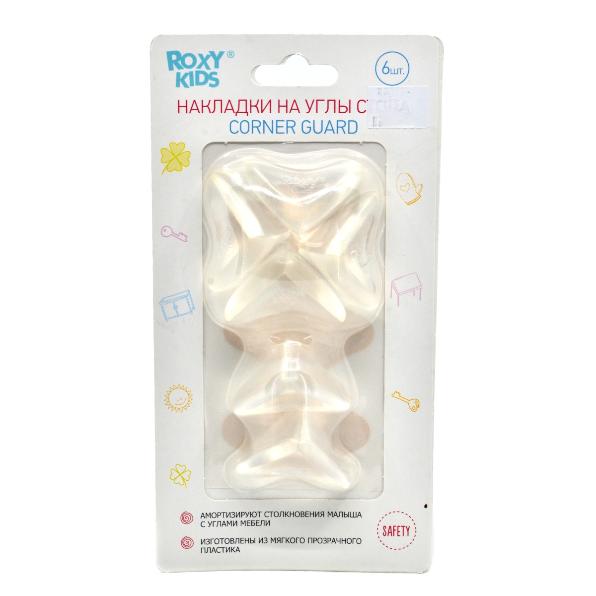 Roxy kids - როქსი ქიდსი კუთხის დამცავი 6ცალი  4058 3