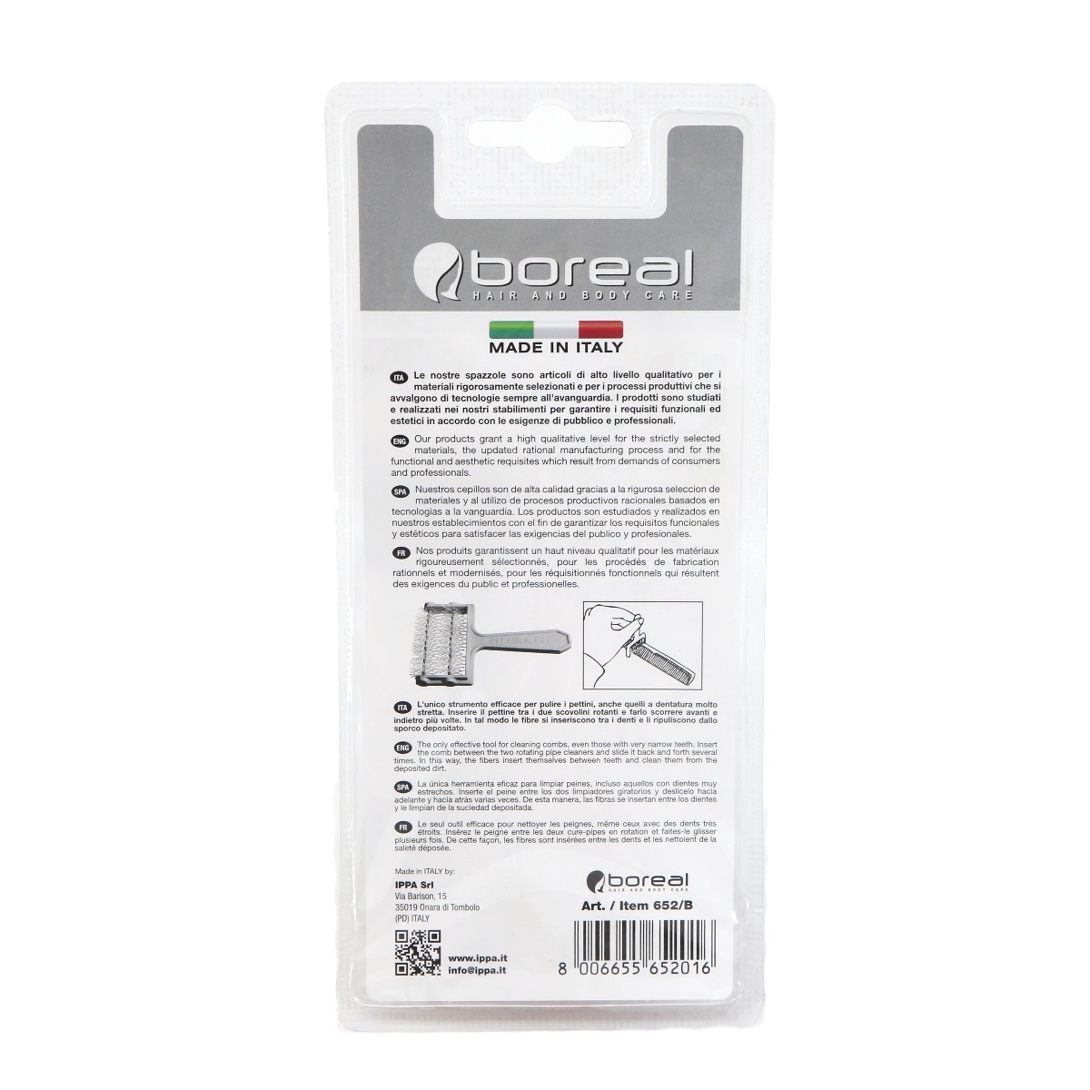 Boreal - ბორეალი სავარცხლის გასასუფთავებელი 2016 2