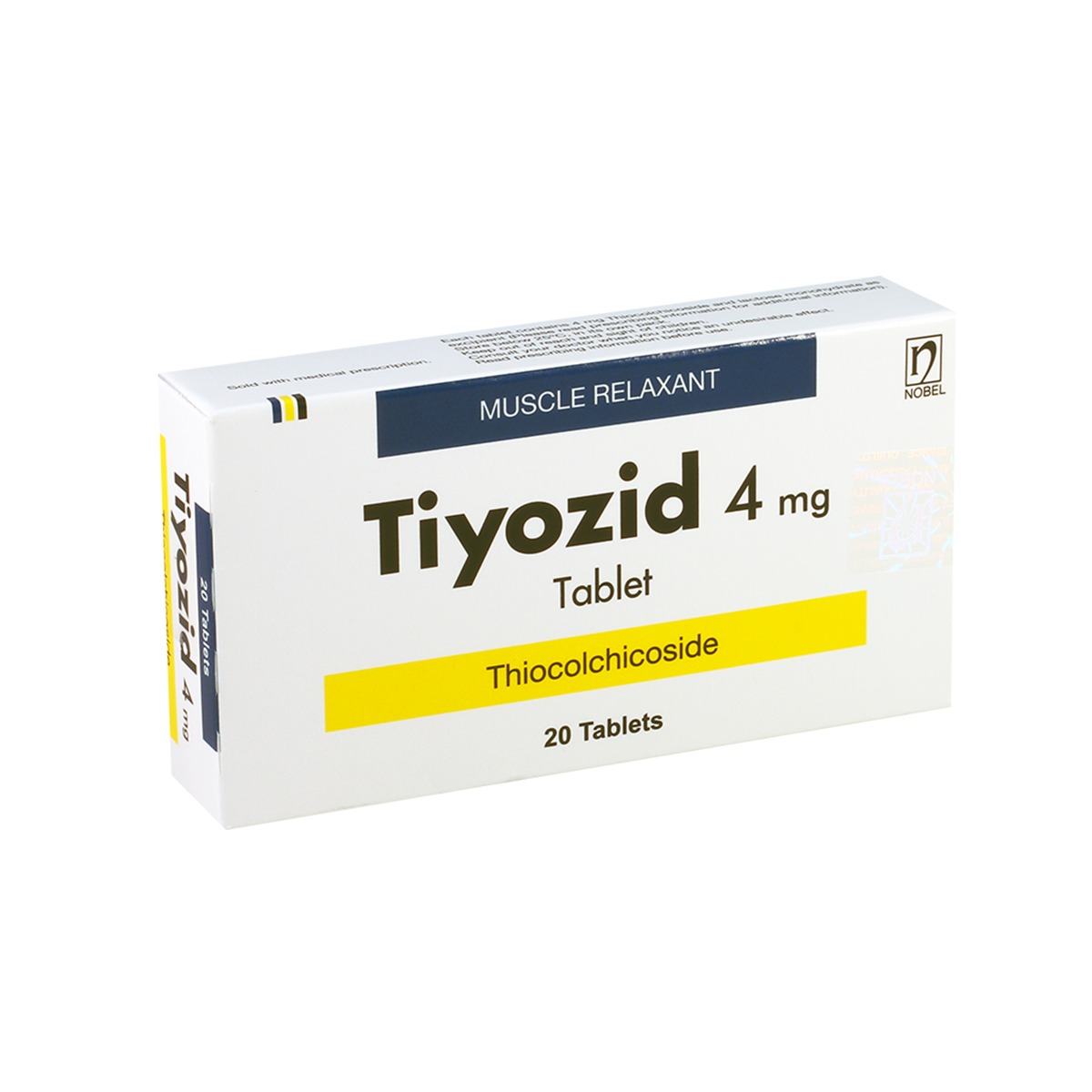 თიოზიდი 4მგ  20ტაბლეტი 