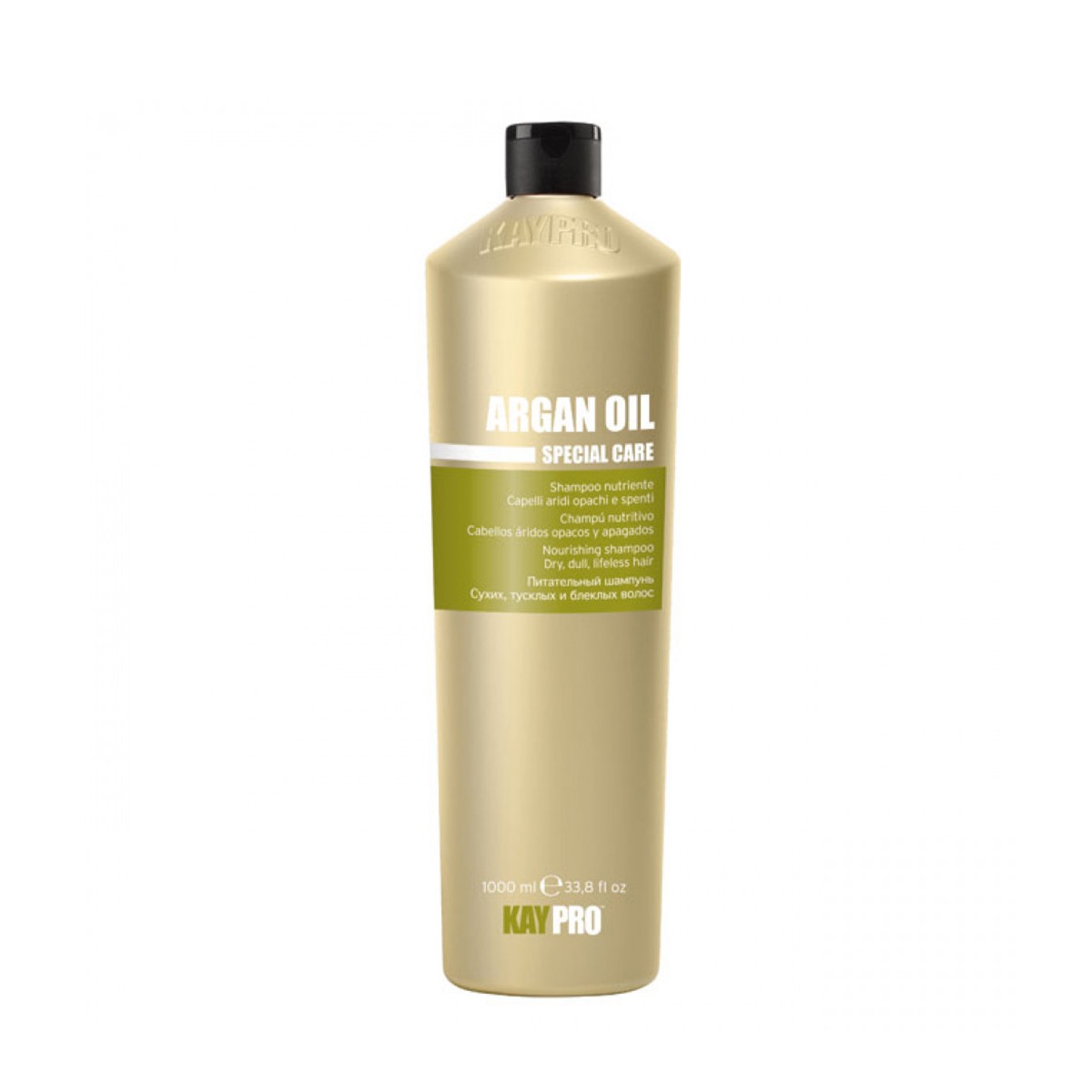 Kaypro - კეიპრო  მშრალი და დაზიანებული თმის შამპუნი არგანის 1000 მლ 8379