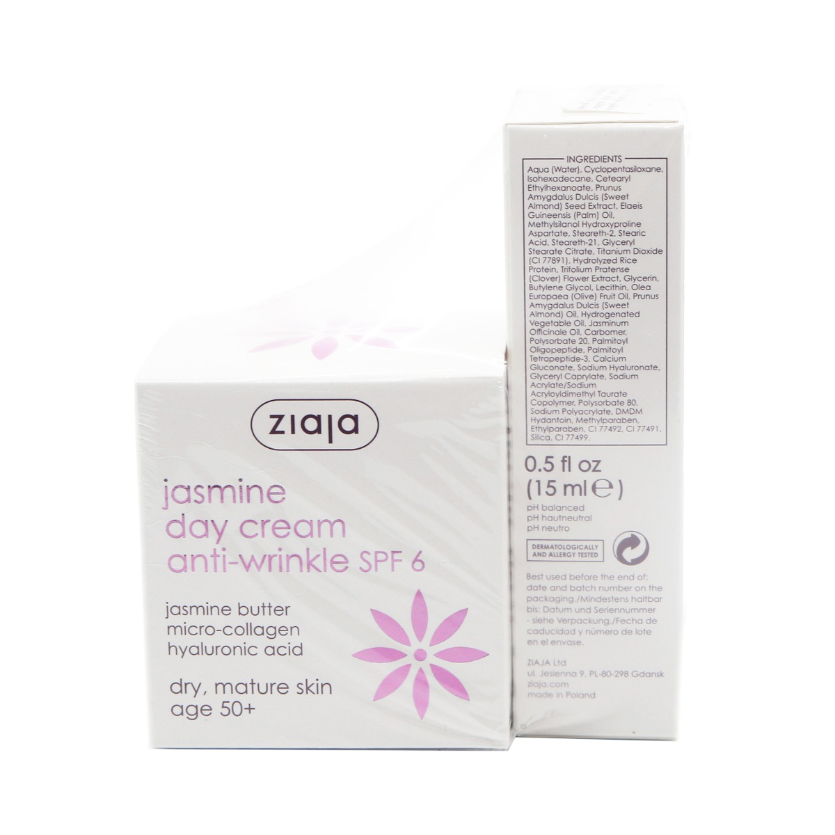 Ziaja - ზიაია ჟასმინის სახის კრემი + თვალის კრემი 5762 2