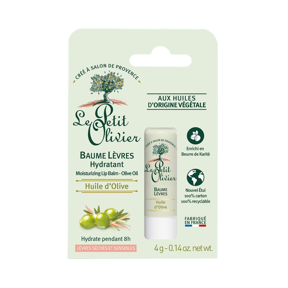 Le Petit Olivier - ლე პეტიტ ოლივიე ტუჩის ბალზამი ოლივა 1616
