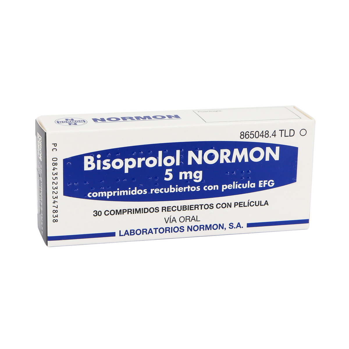 Bisoprolol - ბისოპროლოლი ნორმონი 5მგ 30 ტაბლეტი